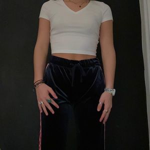 Abercrombie and Fitch blue joggers size small